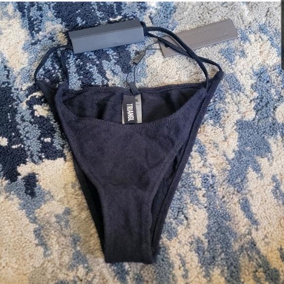 Black terry cloth Bikini - Picture 2 of 2